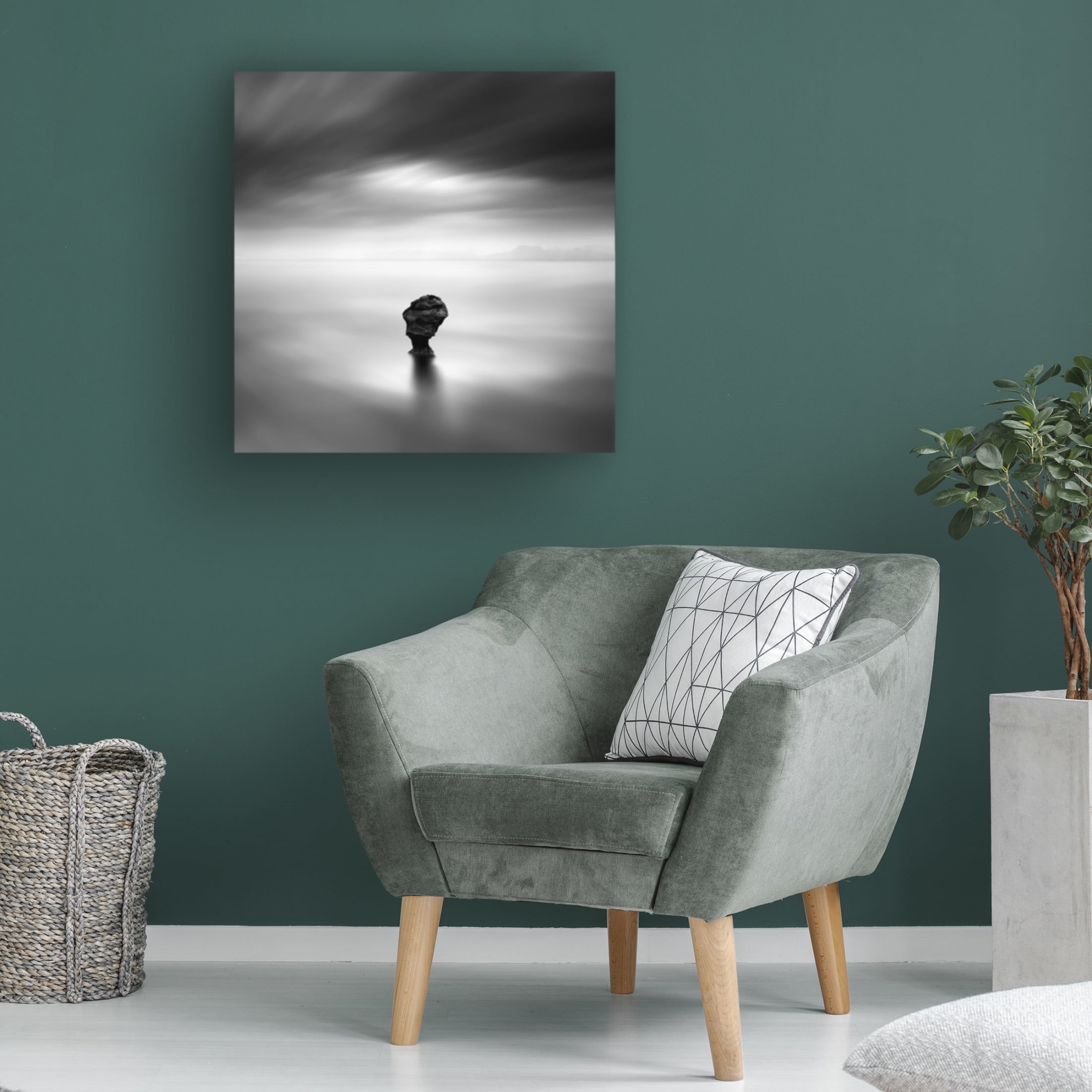 Canvas Wall Art - George Digalakis 'A Piece Of Rock 29' Wall Art for Living Room, Bedroom, or Office D?cor by Trademark Fine Art - 24 x 24 Inches