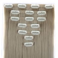 thumbnail image 3 of LELINTA 23" Women Double Long Straight Hair in Hair Extensions 7 Pieces 16 Clips 160g, 3 of 4
