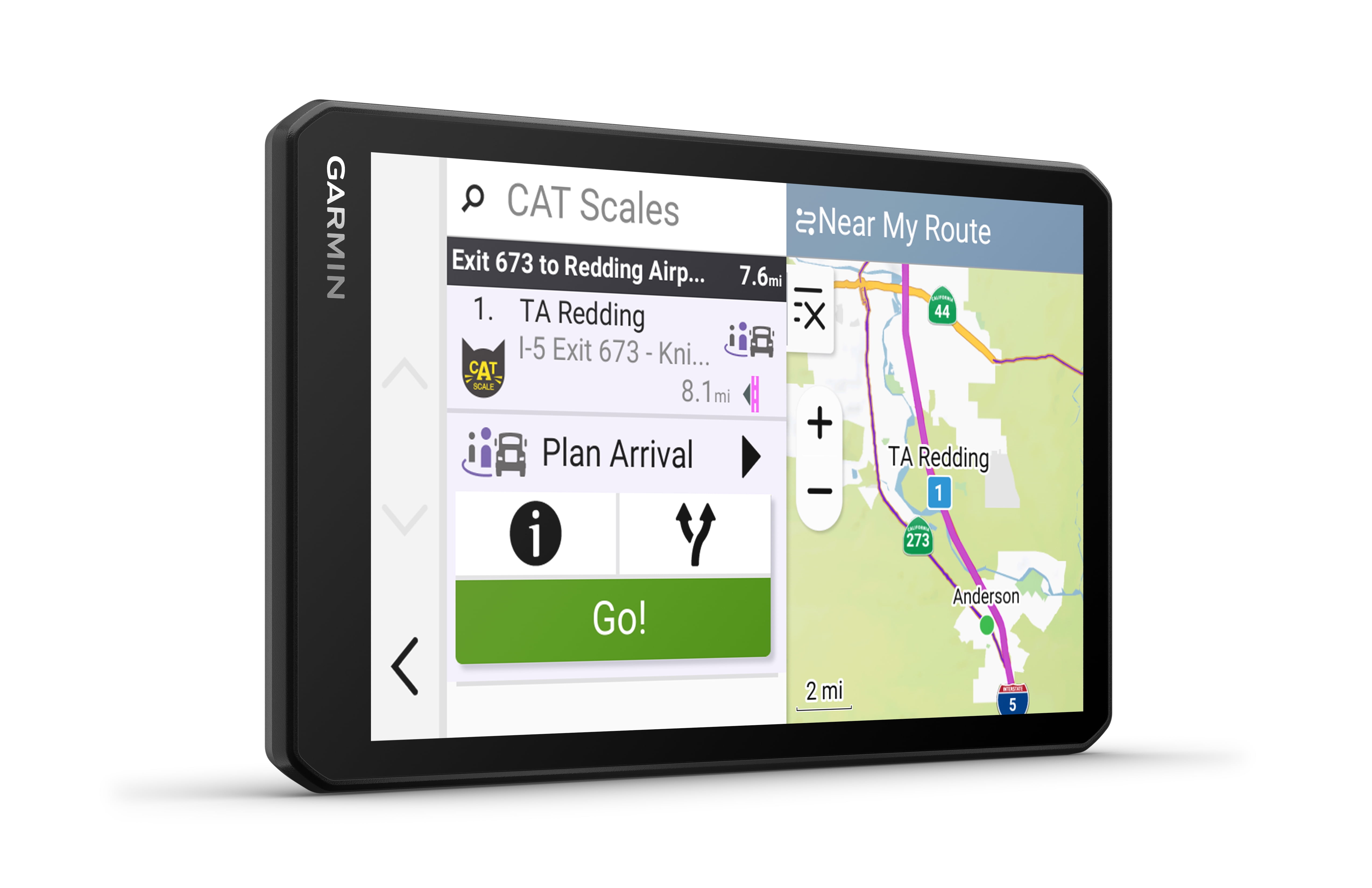 Garmin dēzl™ OTR720, Large High-Res 7” GPS Truck Navigator, Custom Truck Routing, Satellite Imagery, Wind Speed, Community-Shared Loading Docks, Truck Entrances & Parking Availability