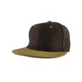 thumbnail image 1 of Top Headwear Flat Bill Adjustable Snapback Cap - Brown/Rust, 1 of 2