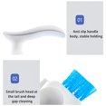 thumbnail image 6 of 2-pack Bathroom Cleaning Brushes, V-shape Scrubber with Hard Bristles for Grout, Tile & Crevices, Non-slip Grip for Shower, Sink & Toilet Cleaning, Effective Stain Removal for Household &, 6 of 9