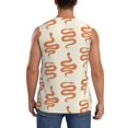 thumbnail image 4 of Fotbe Men's Hand Drawn Snake Print Men's Sleeveless Muscle Tank Tops Casual T-Shirts for Gym Workout Beach-XX-Large, 4 of 8