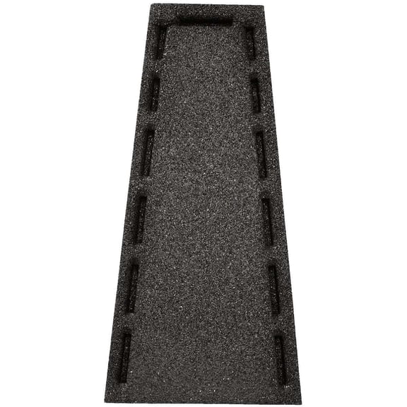 GroundSmart 21-1/2 In. Black Recycled Rubber Splash Block GSSBBK6