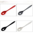 thumbnail image 2 of Silicone Pasta Fork (11.5"), High Heat Resistant to 480°F, Hygienic One Piece Design, Spaghetti Strainer & Server Spoon Pasta Forks, 2 of 7