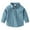 Blue, variant on Ruyang Boys Uniform School Shirts Trendy Solid Color Long Sleeve Button Down Poplin Shirt Causal Lightweight Cardigan