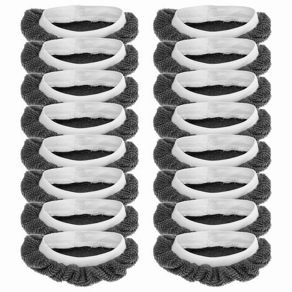 Steam Mop Pads, Reusable Steam Cloth Accessories, Washable Steam Cleaner Pads for Handheld Steam Cleaner Gray