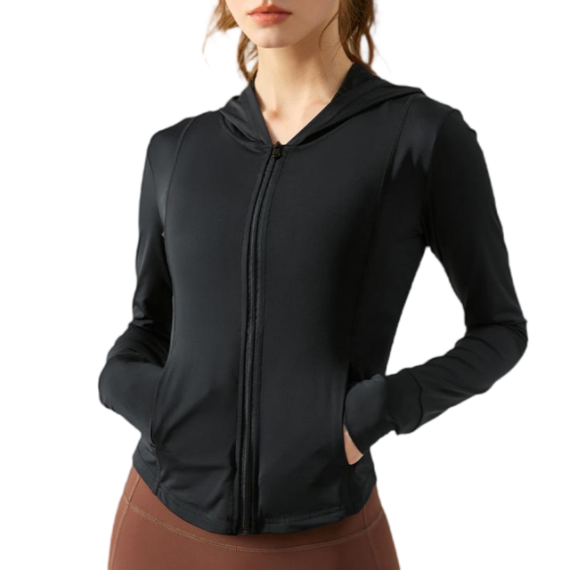 LYMAYTER Veste de Protection Solaire pour Femmes UPF50+ Fermeture Éclair Complète Ultra-Légère Rafraîchissante à Manches Longues