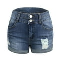 thumbnail image 6 of Women's Denim Shorts High Waisted Casual Denim Shorts With Pockets Comfort 2025 New Shorts Classic, 6 of 8