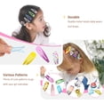 thumbnail image 2 of Pinzas para el pelo para niñas, 100 piezas de broches de metal antideslizantes para el pelo para niños, adolescentes, mujeres, lindo diseño de dibujos animados de color caramelo Adepaton WMZL-2136, 2 of 5