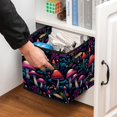 thumbnail image 5 of Mushroom Foldable Storage Bin with Handle, 10.8"x10.5"x10.6", Large Capacity, 5 of 6