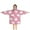Pink Halloween Ghosts-1, variant on Pink Halloween Ghosts Blanket Hoodies for Kids 6-13YR Oversize Wearable Blanket Hoodies for Boys Girls Teens