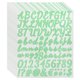 thumbnail image 1 of 608Pack 8Hojas Stickers de Letras Brillantes Autoadhesivos Sticker de Alfabeto Verde, 1 of 6
