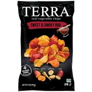 Terra Vegetable Chips, Sweet & Smoky BBQ, 5 oz (Pack of 6)