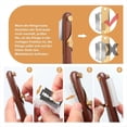thumbnail image 4 of 2 Cuchillos para Cortar Pan, Herramienta para Marcar Masa Madre con 10 Cuchillas Reemplazables, Manejar de Madera, Herramienta para Cortar Cojos, 4 of 7