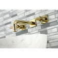 thumbnail image 3 of Kingston Brass KS6122ML Milano Double-Handle Wall Mount Bathroom Faucet, Polished Brass, 3 of 8