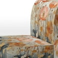 thumbnail image 4 of Designart "Peach Blossoming Abstractions II" Upholstered Abstract Botanicals Accent Chair and Modern & Contemporary Arm Chair - Multiple Color & Pattern, 4 of 7