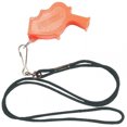 thumbnail image 2 of Markwort Storm Safety Whistle (Orange) with 19-Inch Black Lanyard, 2 of 2