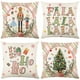thumbnail image 5 of Fundas de almohada navideñas de 18 x 18, juego de 4, decoración navideña de cascanueces, decoraciones para fiestas navideñas, funda de almohada navideña para exteriores, 5 of 5
