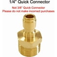 thumbnail image 4 of 1 Piece Pressure Washer Coupler M22 14mm Male Thread 1/4 Inch Quick Connector Plug Fitting 4500PSI, 4 of 6