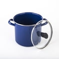 thumbnail image 2 of Olla Alta para Caldos 18 cm Peltre con Tapa Azul Cinsa 321261, 2 of 3