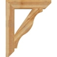 thumbnail image 3 of Ekena Millwork 6"W x 32"D x 40"H Funston Slat Rough Sawn Bracket, Western Red Cedar, 3 of 4