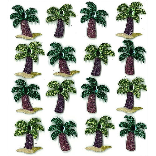 Jolee's Mini Repeats Stickers, Palm Trees - Walmart.com