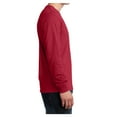 thumbnail image 3 of Yellow Rooster Men's Long Sleeve Core Cotton Tee Red S, 3 of 6