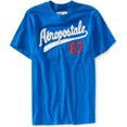 thumbnail image 1 of Aeropostale - Camiseta de béisbol para hombre, color azul, grande Aeropostale  Camiseta gráfica, 1 of 2