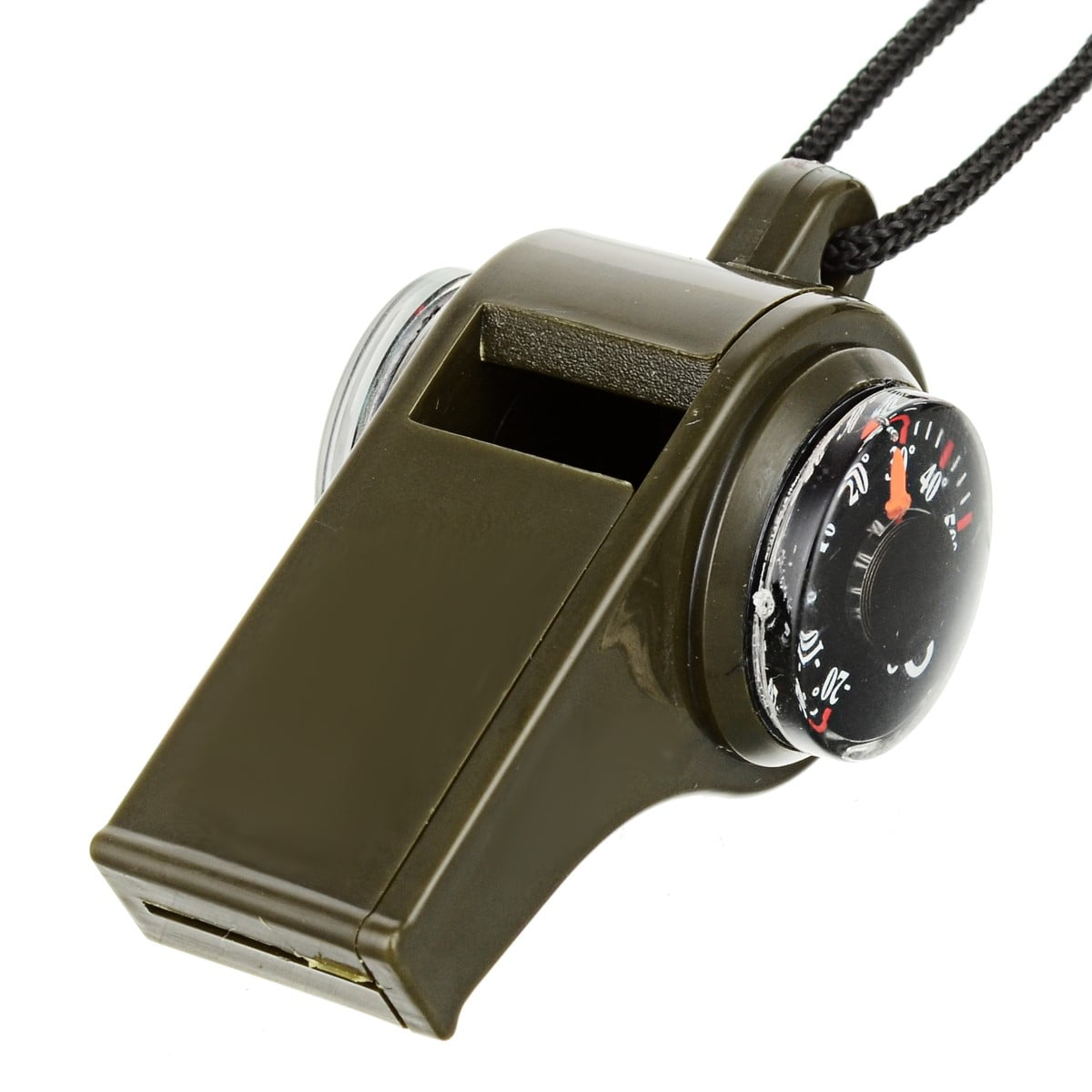 Outdoor Survival Whistle with Compass and Thermometer /Lifesaving Tool