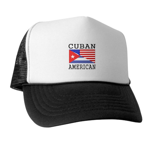 CafePress - Cuban American Flag - Adjustable Unisex Printed Trucker Hat with Mesh Back