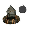 thumbnail image 3 of Juguete de Túnel para Gatos Jinwen 2 en 1 Castillo Plegable, 3 of 8