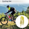 thumbnail image 2 of Gorra de ciclismo Unique Bargains, absorción de sudor y humedad, transpirable, protección del cuello, forro de casco de tela de seda imitación, amarilla, 24x97cm, 1 Pcs, 2 of 6