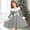 Gray, variant on JUSLIO Dresses for Girls Bow Dresses Casual Long Sleeve Dress Size 6