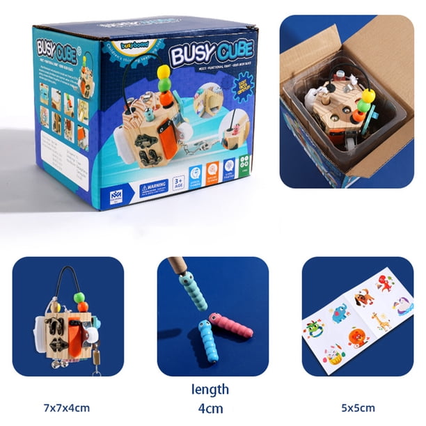 Lectorias Busy Board De Fieltro – Tablero Sensorial Montessori Con Alfabeto Y Números – Juguete Educativo De 1 A 3 Años