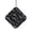 C, variant on 3D Printed Wave Keychain, Square Pendant with Colorful Mirror Glossy, Sea Wave Pattern Travel Souvenir Bag Charm for Backpack Keys