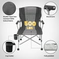 thumbnail image 3 of Heavy Duty Camping Chair, Durable Padded Folding Chair, 3 of 6