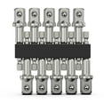 thumbnail image 4 of TFixol 1/4" Drive Impact Grade Socket Adapter Set - 10Pcs Heat-Treated Chrome Vanadium Steel Extensions with 10-Slot Storage Bar for Automotive, DIY, and General Repairs, 4 of 7
