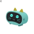 thumbnail image 2 of Gwong Electrónica Altavoz compatible con Bluetooth Mini despertador portátil Reloj de alarma lindo Altavoz inalámbrico de gato para exteriores, 2 of 6