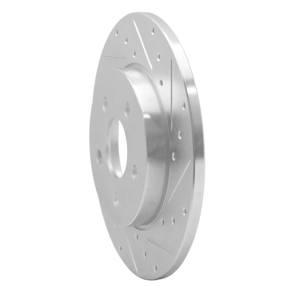 Dynamic Friction Company 631-20013R DFC Brake Rotor - Drilled And Slotted - Silver