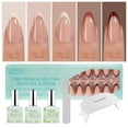 thumbnail image 1 of Kit de uñas de gel francés Vansiho Medium Almond con lámpara de uñas, 1 of 6