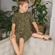 thumbnail image 4 of Fotbe Leopard2 Pijama Estampada de 2 Piezas para Niños – Ropa de Dormir de Manga Corta Cómoda para Niños y Niñas, Camiseta y Shorts de Algodón-Large, 4 of 6