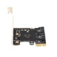 thumbnail image 1 of Tarjeta de expansión de disco con puertos internos pci-e a SATA 3.0 de 6 Gbps, 1 of 9