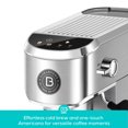 thumbnail image 7 of CASABREWS CM5418 Plus 20-Bar Semi-Automatic Espresso Machine & Coffee Maker with Steam Wand, Cold Brew Function, Stainless Steel, Silver, 7 of 7