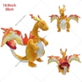 thumbnail image 3 of 18 Styles Shiny Charizard Plush Toys Pokemon Mega Evolution X & Y Charizard Soft Stuffed Animals Toy Doll Gift for Children Kids, 3 of 5