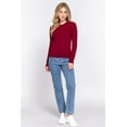 thumbnail image 4 of J. METHOD Women's Cable Knit Sweater – Crewneck Long Sleeve Casual Classic Fit Knitted Pullover, 4 of 4