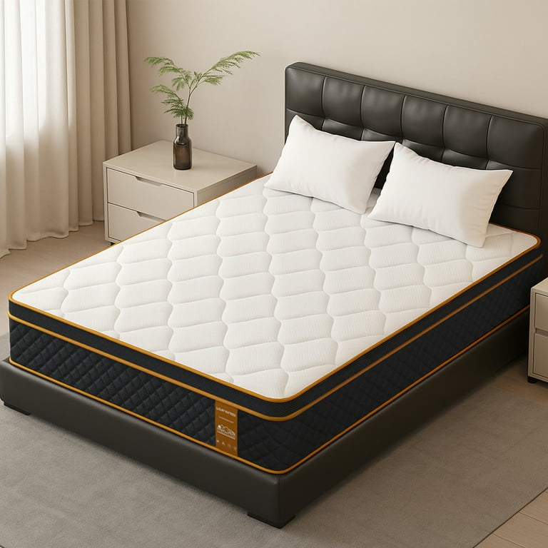 Gibaha 10 inch King Mattress in a Box, Gel Memory Foam and Pocket