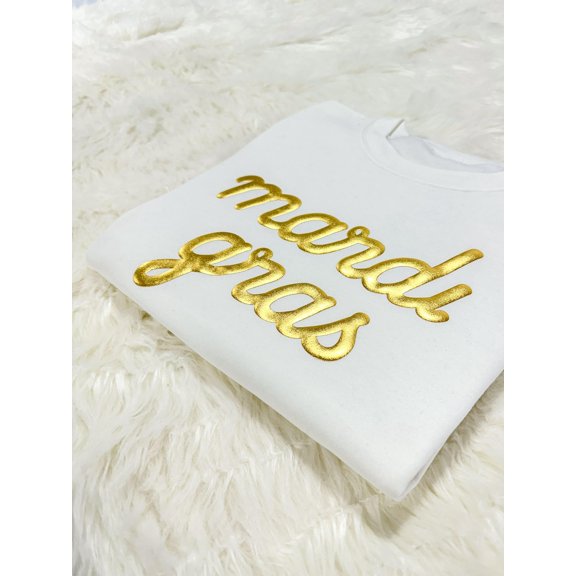 Mardi Gras Carnival Puff Sweater, Louisiana Festival Puff Shirts, Louisiana Carnival Puff T Shirt, Mardi Gras Puff Sweatshirt TSHIRT All Size S-5XL