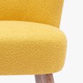 thumbnail image 4 of WestinTrends 25" Wide Upholstered Boucle Accent Chair, Mustard, 4 of 14