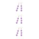 thumbnail image 3 of Qarigey 1 par de pendientes de gancho trenzado para mujer, pendientes colgantes para novia, boda, compromiso, joyería, accesorios para disfraces, Type1 NO1 Qarigey CBP268471, 3 of 6