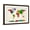Brown Frame, variant on Art.com Watercolor Map of the World Map Art Print by Michael Tompsett, 18" x 12"